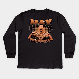 Max Holloway fighter Kids Long Sleeve T-Shirt